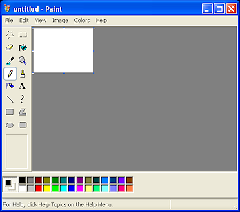 Paint window (WinXP)